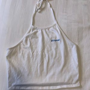halter crop top